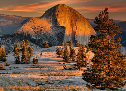 Half Dome sunset from Mt. Watkins